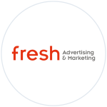 Flock client Fresh Advertising and Marketing company logo