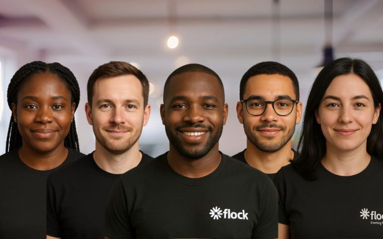 group photo of AI generated avatars